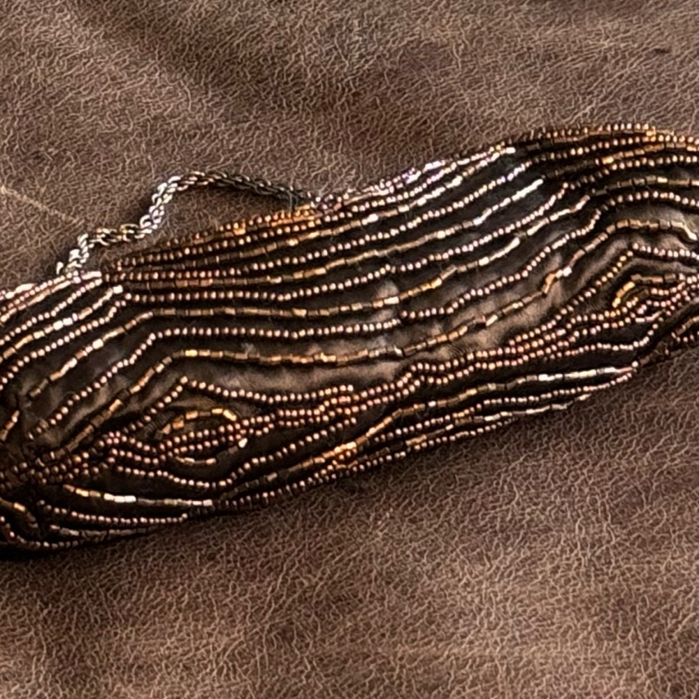 Cache Copper Beaded Evening Bag - Picture 5 of 6